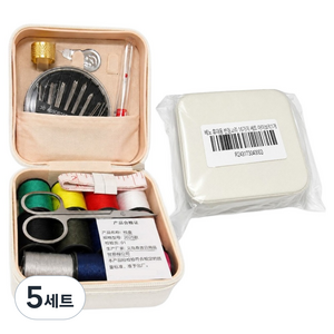 베노 휴대용 반짇고리 16종 세트, 아이보리, 5세트