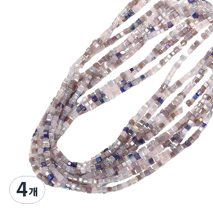 알로데 아이스크림 큐브 DIY 비즈 2.5mm 190p, TYPE 06, 4개