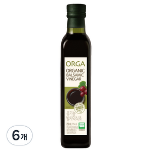 올가홀푸드 유기농 발사믹식초, 6개, 250ml