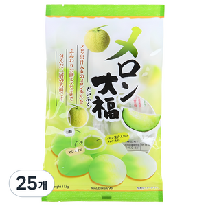 쿠보타 멜론 찹쌀떡, 113g, 25개