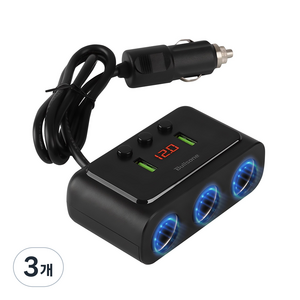 불스원 4in1 케이블 멀티소켓, 3개, 3구