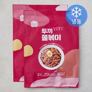 밀&쿡 두끼 쫄볶이 (냉동), 490g, 2개