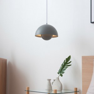 히트조명 레오 1등 펜던트 조명 D40000, 무광그레이(D40000MTGR)