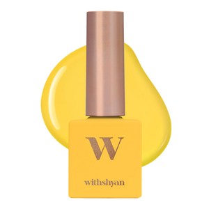 위드샨 프로페셔널 젤 폴리쉬 위드젤, W32 스마일옐로, 10g, 1개