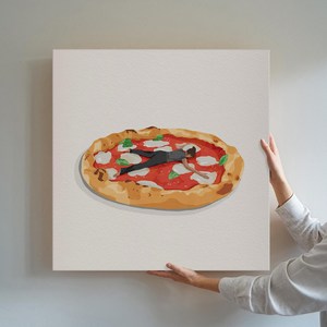 세잔느화실 우리의 평범한일상 공감 일러스트 카페 인테리어 그림액자 29 내 사랑 피자, 캔버스