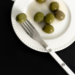 티니블랑 레브 디저트 양식 티포크, 화이트, 1개