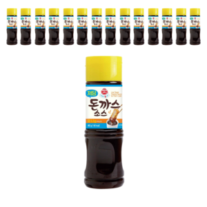 오뚜기 LIGHT & JOY 저당 돈까스소스, 465g, 15개