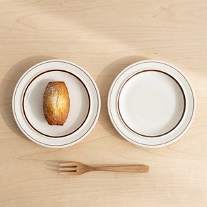 시라쿠스 메이플 원형접시, 라인브라운, 2개