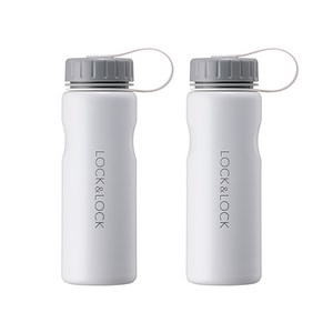 락앤락 스텐인리스 이지 그립 텀블러, 화이트, 500ml, 2개
