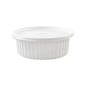 쿡앤락 대성기업 DS 220파이 탕 찜용기 소 백색, 1개, 100개입