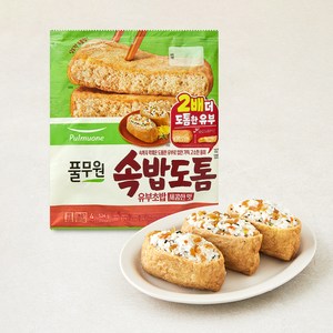 풀무원 속밥도톰 유부초밥 새콤한맛 4인분, 524g, 1개