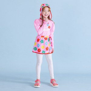 아이러브제이 여아용 저스트피치 래쉬가드 상의 + 하의 + 모자 세트