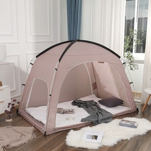 KUANGLANGHUWAI 플리시티 더 깔끔한 모던 난방텐트 3인용