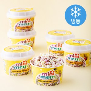 미니멜츠 바나나스플릿맛 구슬아이스크림 (냉동), 50g, 1개입, 6개 골드박스 특가