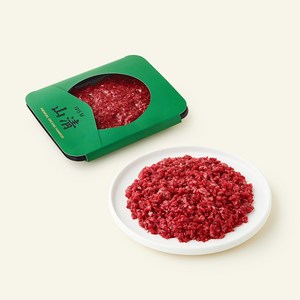 산청 유기농한우 1등급 칼다짐육 (냉장), 200g, 1개