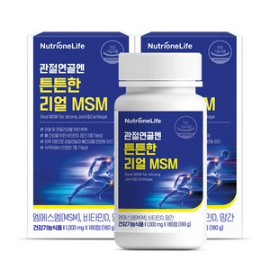 뉴트리원 관절연골엔 튼튼한 리얼 MSM, 180정, 2개