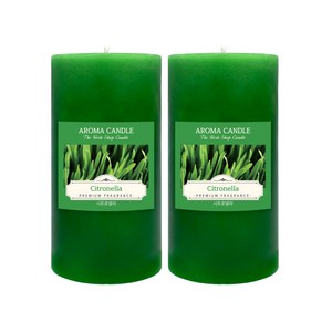 더허브샵 아로마 향초, 시트로넬라, 570g, 2개