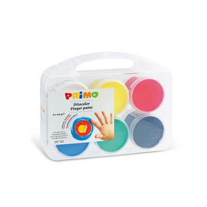 PRiMO 종이나라 핑거페인트 물감 6p, 600g, 6색