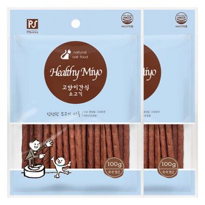 헬씨 미요 고양이 간식, 소고기, 100g, 2개