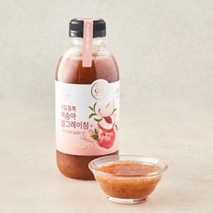 복음자리 과일듬뿍 복숭아 얼그레이청, 580g, 1개