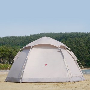 스위스마운틴 헥사돔 원터치 텐트, 탄, 8인용