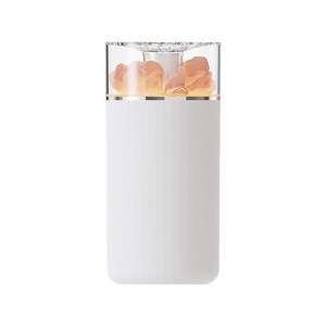 에이스원 USB C 충전식 휴대용 크리스탈 솔트 미니 가습기, JW-03, 화이트