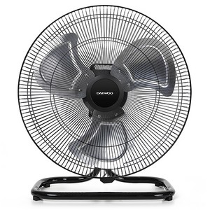 대우 좌우회전 5단 대형 공업용 업소용 선풍기 51cm, DEF-SF2000H, 블랙