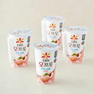 오프룻 마시는 요플레 복숭아, 180ml, 1개입, 4개