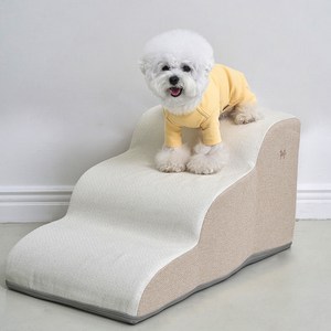 슈퍼펫 강아지 3단 커브 스텝, Beige, 1개