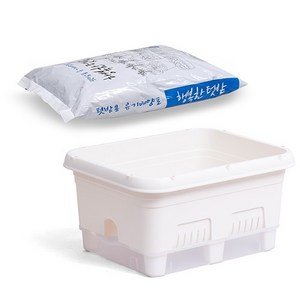 이즈리빙 내집에 텃밭 화분 + 배양토 20L, 아이보리, 1개