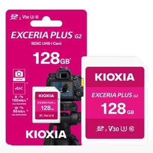키오시아 EXCERIA PLUS G2 SD카드, 1개, 128GB