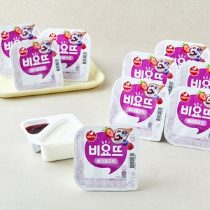 비요뜨 베리콩포트 요거트, 165g, 12개