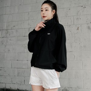 튜브트리 여성용 핏조절 스트링 하이넥 집업 멀티 바람막이 래쉬가드