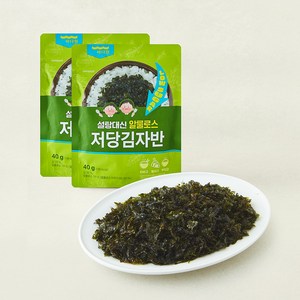 바다원 알룰로스 저당 김자반, 2개, 40g