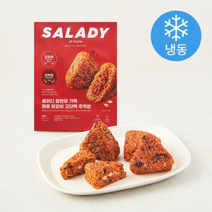 샐러디 찰현미 가득 매콤 닭갈비 고단백 주먹밥 4개입 (냉동), 400g, 1개