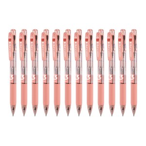 모나미 플립3 멀티펜 0.5mm, 파파야, 12개