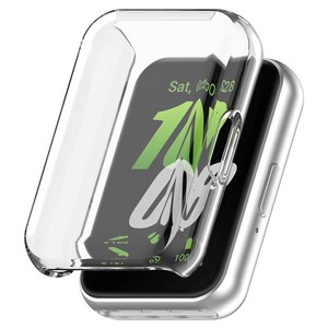 루아러블 갤럭시 핏3 TPU 풀커버 케이스, 투명, 1개