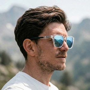 필모리스 EAGLE 편광 스포츠 선글라스 MS-067P, 샤이니클리어블랙블루, 1개
