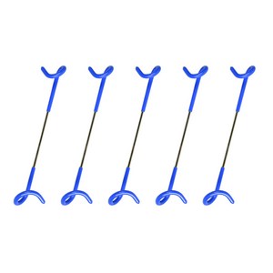 마블라 돼지꼬리 캠핑 램프 거치대, 블루, 5개
