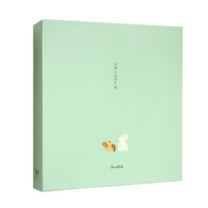 코니테일 너를 기다리는 맘 임신 다이어리 초음파앨범, 민트, 48매, 1개