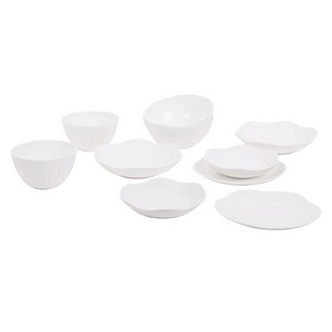 한국도자기 화이트블룸 다온 2인 식기, 화이트, 10p, 1세트