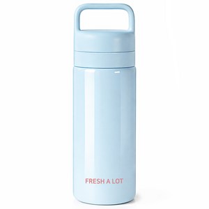 프레쉬어랏 핸디 스텐316 투웨이 보온보냉 손잡이 텀블러, 1개, 500ml, 스카이블루
