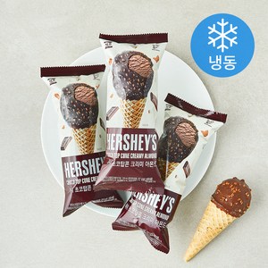 서주 허쉬 초코탑콘 크리미 아몬드 아이스크림 (냉동), 130ml, 3개입, 1개
