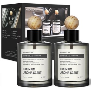 GIOVANNY 프리미엄 차량용 방향제 150ml 2p, 헤이즐넛, 1세트
