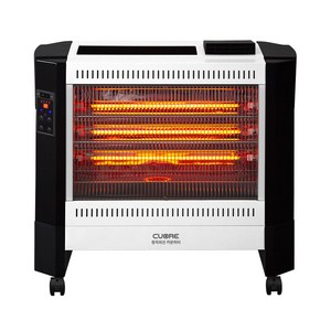 cuore 원적외선 2in1 카본히터, 화이트 + 블랙, CH-33F