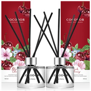 코코도르 시그니처 디퓨저, 블랙체리, 120ml, 2개