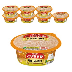 챠오츄르 고양이 범벅컵, 닭가슴살, 85g, 8개