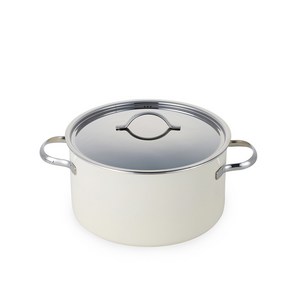 에델코첸 통3중 클래식 L 곰솥냄비 인덕션 IH, 아이보리, 1개, 24cm