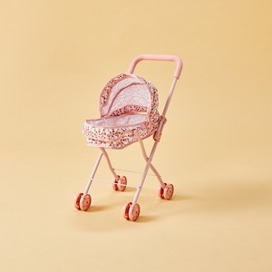 모던하우스 디럭스 인형 유모차, 핑크 플로랄, 1개