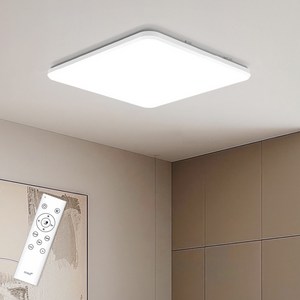 번개표 스마트컨트롤 사각 방등 디밍 LED55W + 리모컨